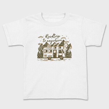 Roadtrip to Anywhere, Kids' T-Shirt