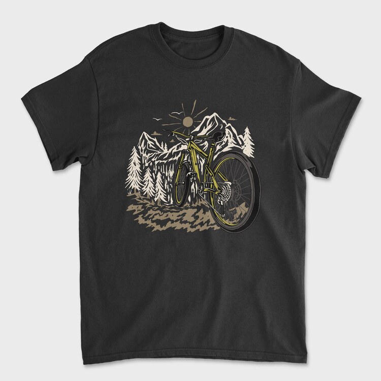Mountain Bike, Unisex Men's T-Shirt