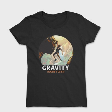 Rock Climbing Gravity, Women's T-Shirt