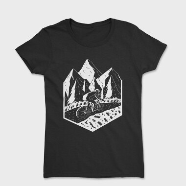 Mountain Biker, Women's T-Shirt