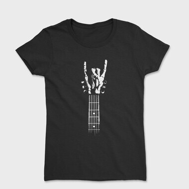 Rock Hand Guitar, Women's T-Shirt