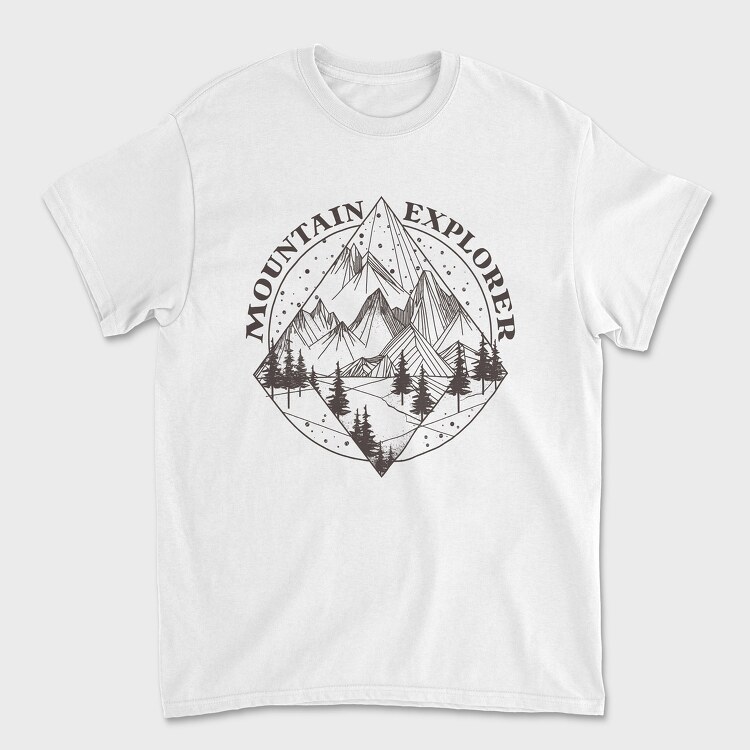 Mountain Explorer Lines, Унисекс Мъжка Тениска