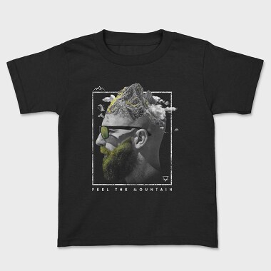 Mountain Head, Kids' T-Shirt