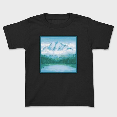 Mountain Painting, Kids' T-Shirt