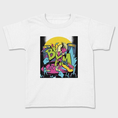 Rockstar Smash Guitar, Kids' T-Shirt