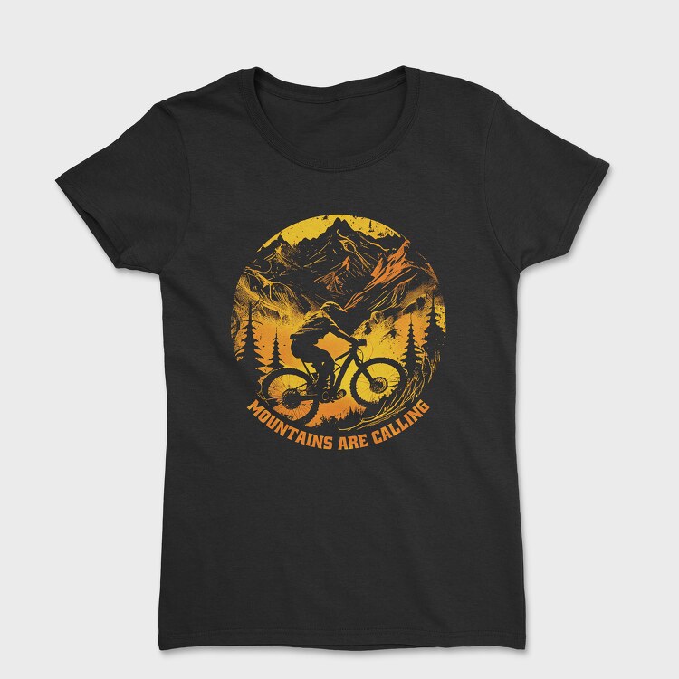Mountainbike Mountains Are Calling, Women's T-Shirt