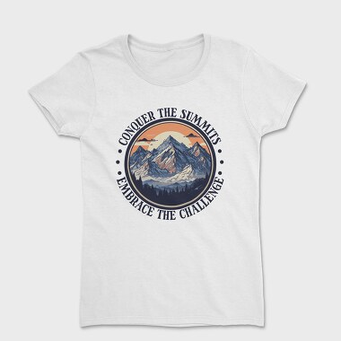 Mountains Text Vintage, Women's T-Shirt