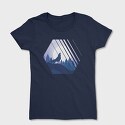Mountains With the Moon, Women's T-Shirt