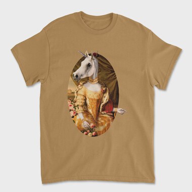 Royal Animals Princess Unicorn, Unisex Men's T-Shirt