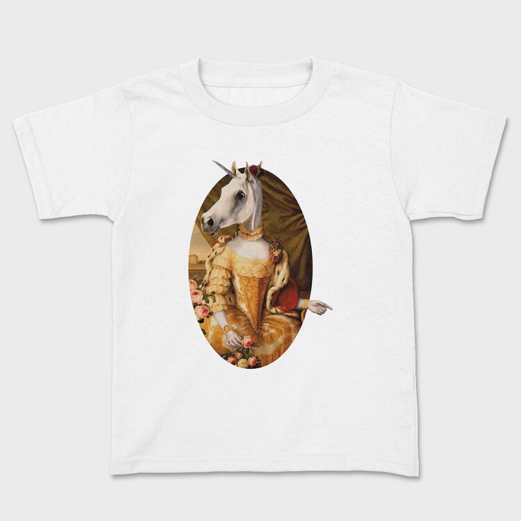 Royal Animals Princess Unicorn, Kids' T-Shirt