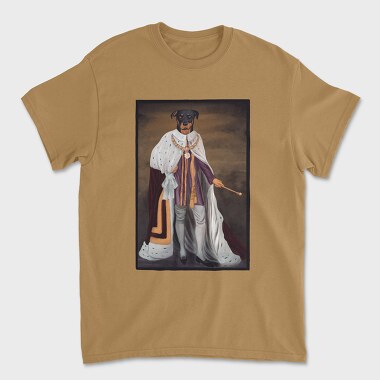 Royal Dog, Unisex Men's T-Shirt
