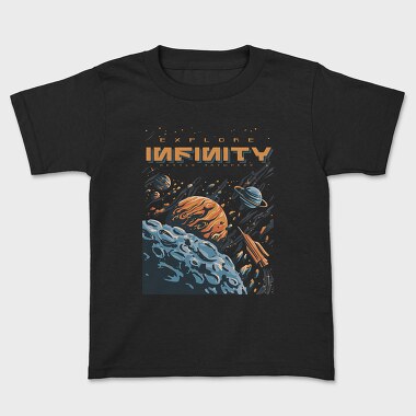 Explore Infinity Settle Anywhere, Kids' T-Shirt