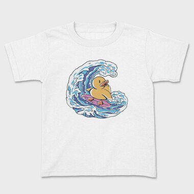Rubber Duck Surf, Kids' T-Shirt