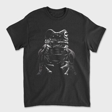 Eyepatch Frog Portrait, Unisex Men's T-Shirt