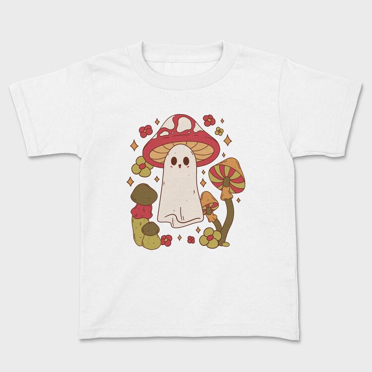 Mushroom Ghost, Kids' T-Shirt