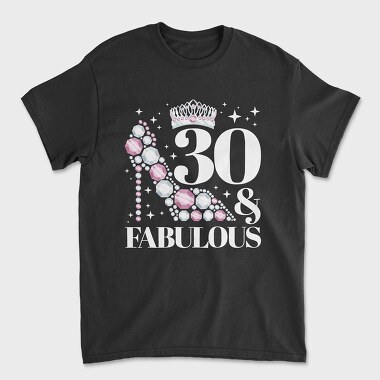 Унисекс Мъжка Тениска, Fabulous Birthday Quote