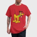 Music Staff Dogs, Unisex Men's T-Shirt
