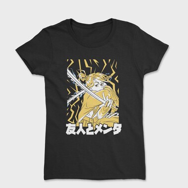 Samurai Girl Yellow, Women's T-Shirt