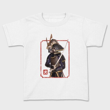 Samurai Pug, Kids' T-Shirt