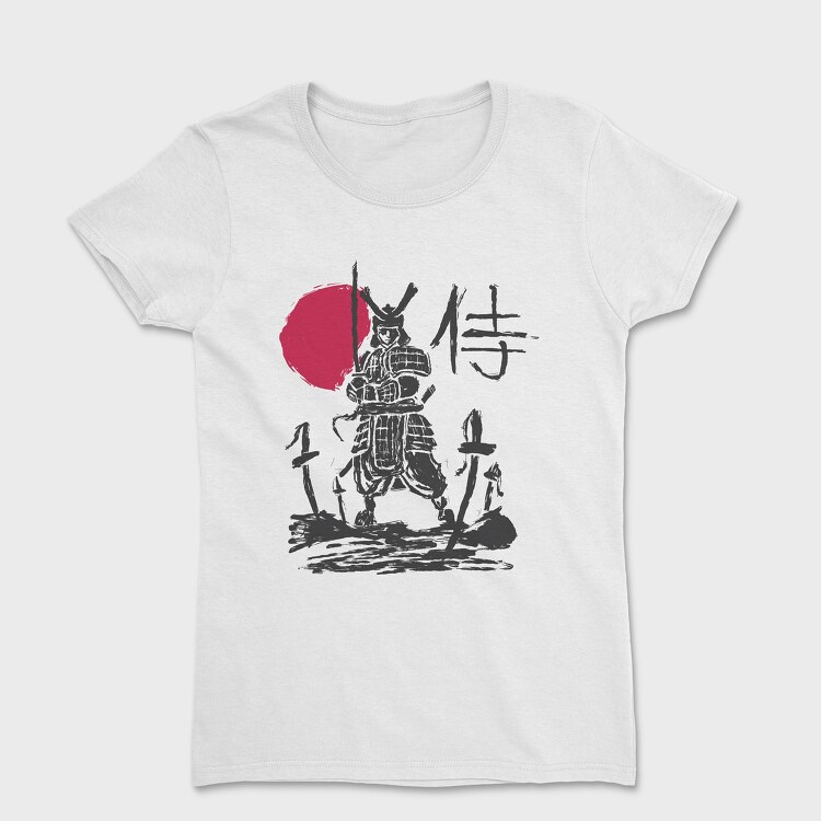 Samurai Silhouette Sun, Дамска Тениска