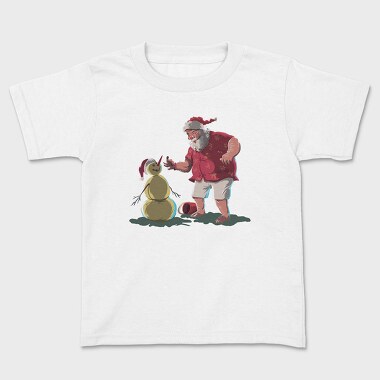 Santa Beach, Kids' T-Shirt