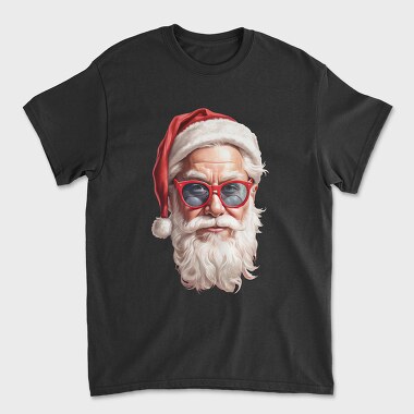 Santa Claus Detail Face, Unisex Men's T-Shirt
