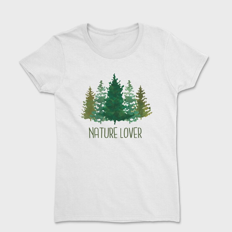 Nature Lover Pines, Дамска Тениска