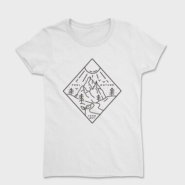 Nature Minimal Feel Nature, Women's T-Shirt