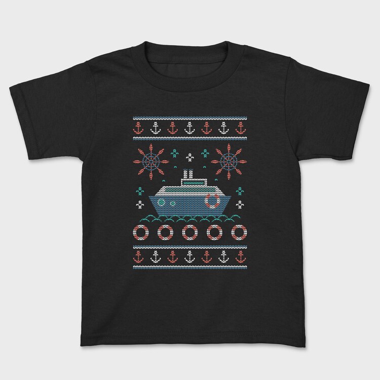Nautic Ugly Sweater, Детска Тениска