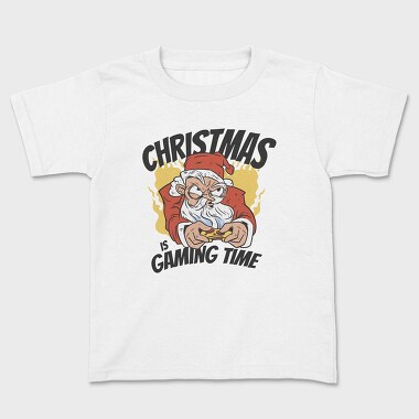 Santa Gaming, Kids' T-Shirt