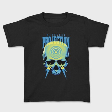 Negative Skull Circles, Kids' T-Shirt