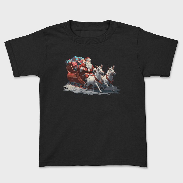Santaclaus Christmas Sleigh, Kids' T-Shirt