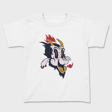 Satan Cartoon, Kids' T-Shirt