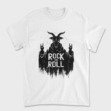 Satan Rock and Roll, Unisex Men's T-Shirt