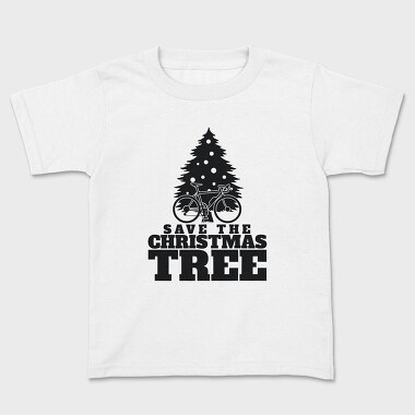 Save the Christmas Tree, Kids' T-Shirt