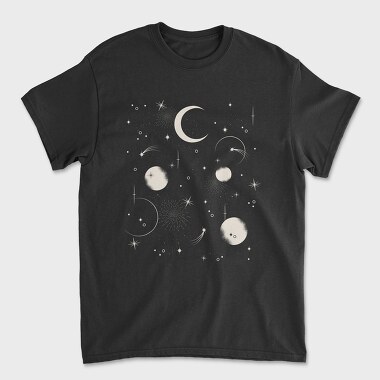 Night Sky, Unisex Men's T-Shirt