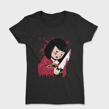 Scary Japanese Doll, Women's T-Shirt