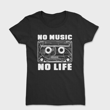 No Music No Life, Women's T-Shirt
