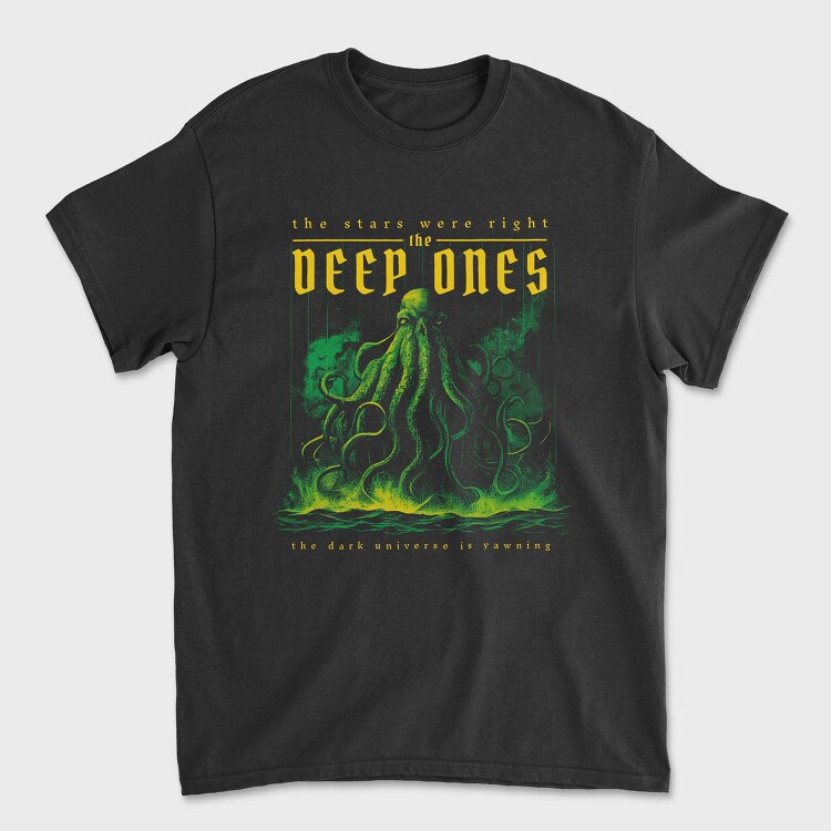 Sea Monster Deep, Унисекс Мъжка Тениска