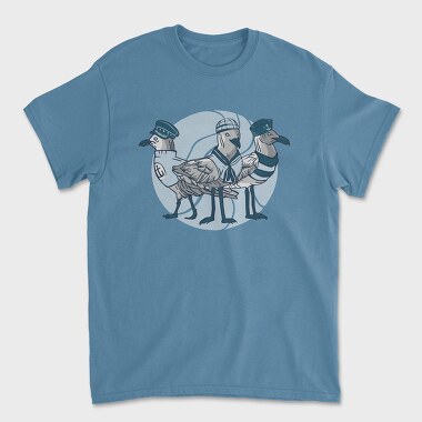 Seagulls Sailors, Unisex Men's T-Shirt