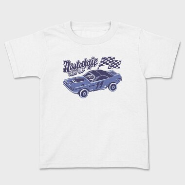 Nostalgic Rev Up, Kids' T-Shirt