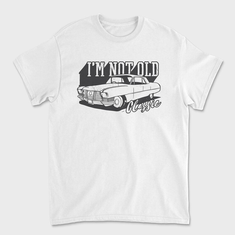 Not Old Classic Car, Unisex Men's T-Shirt