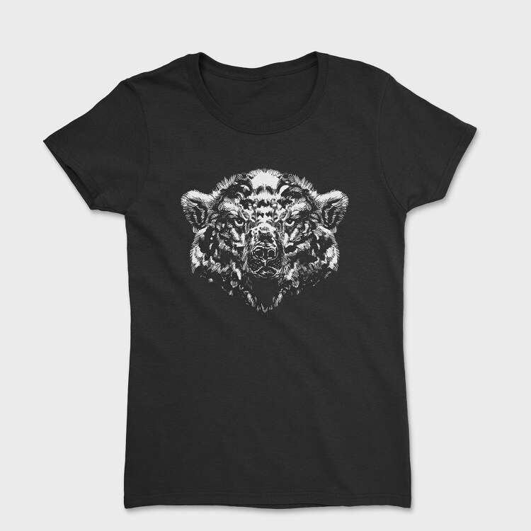 Shaded Polar Bear, Women's T-Shirt