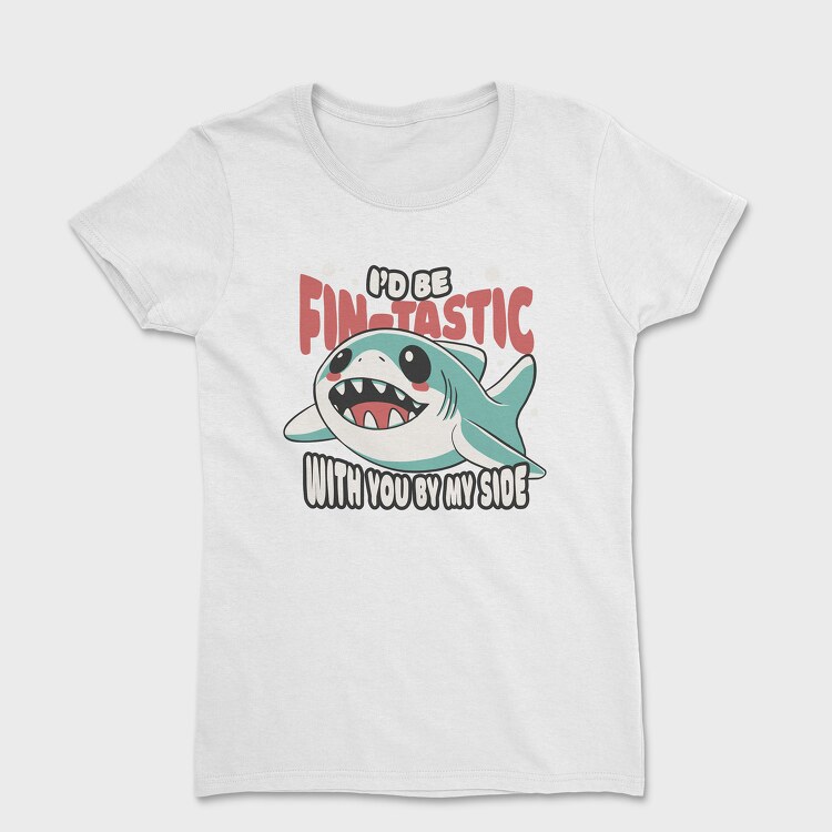 Shark Cute Valentines, Women's T-Shirt