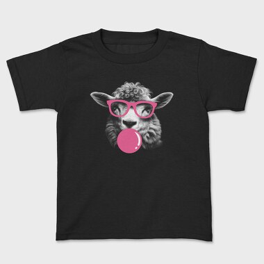 Sheep Monochrome Bubblegum, Kids' T-Shirt