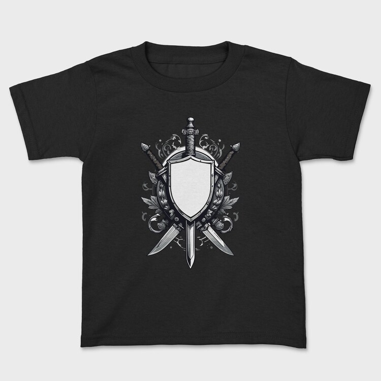 Shield and Sword, Kids' T-Shirt