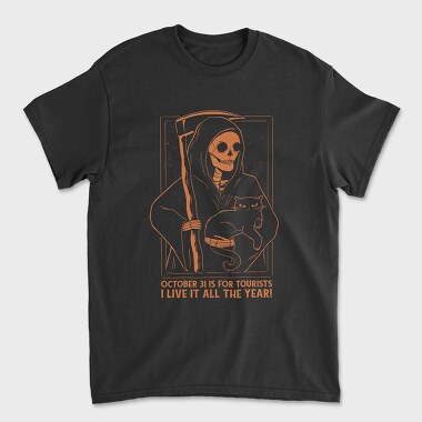 October 31 Is for Tourists, Unisex Men's T-Shirt