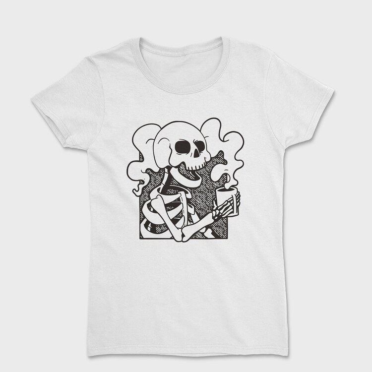 Skeleton Coffee, Дамска Тениска