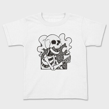 Skeleton Coffee, Kids' T-Shirt
