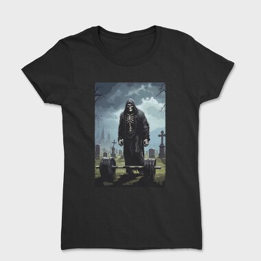 Skeleton Deadlifting, Women's T-Shirt